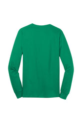 Port & Company® Adult Long Sleeve Core Cotton Tee - Kelly Green